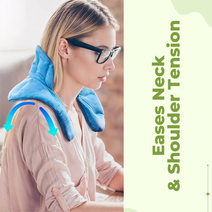 Weighted Neck & Shoulder Wrap – Hot & Cold Herbal Relief