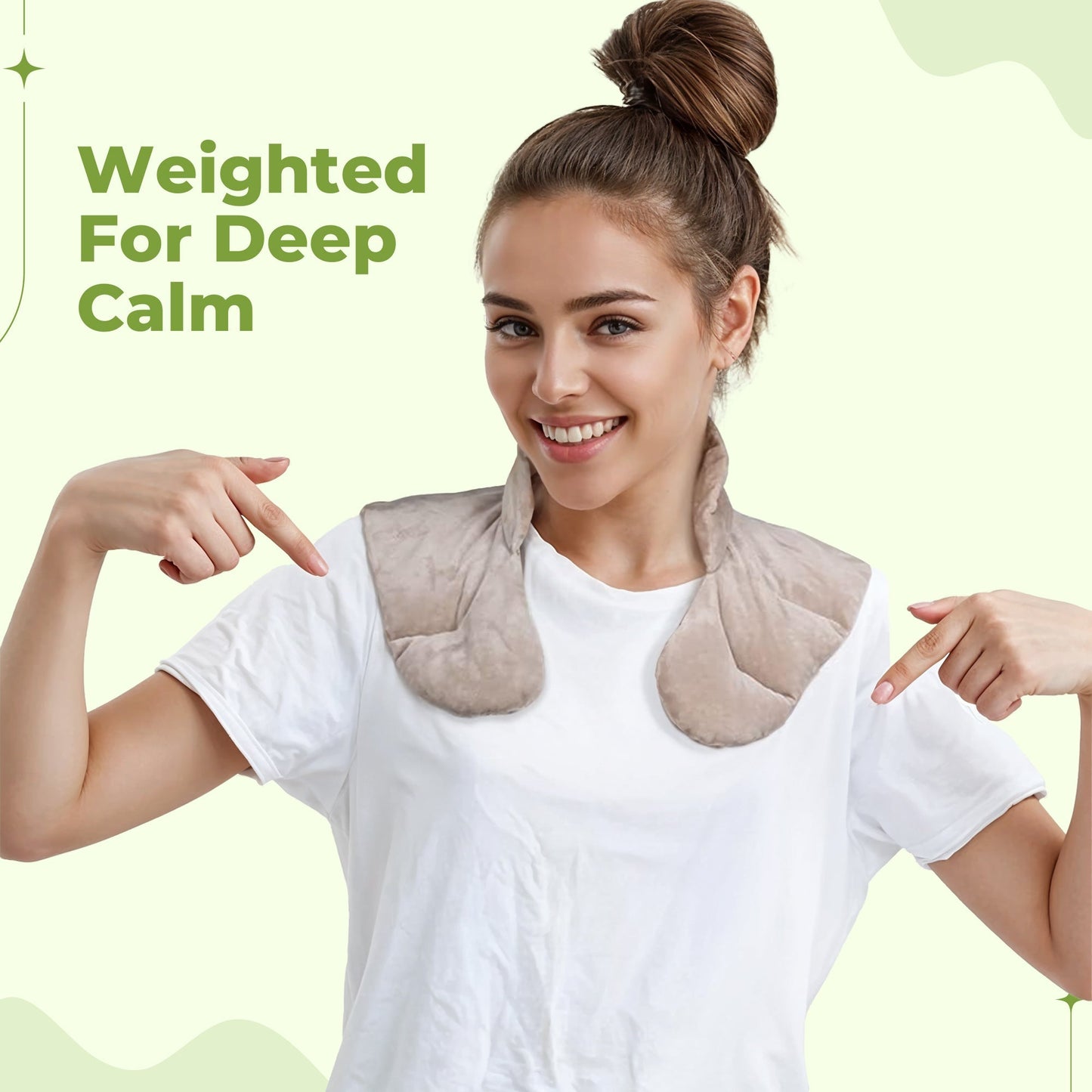 Weighted Neck & Shoulder Wrap – Hot & Cold Herbal Relief