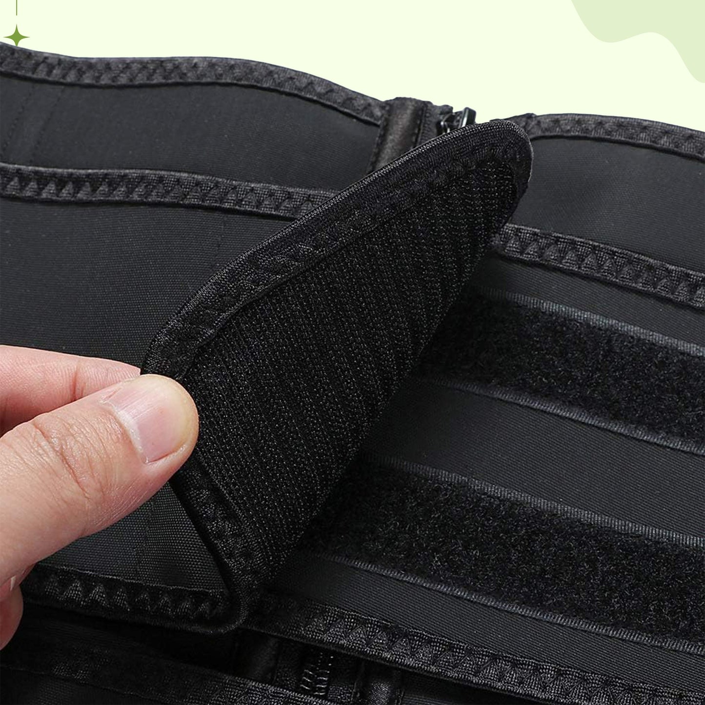 Women Waist Trainer Body Shaper - Easy Home Slimming Sweat Belt for Tummy Control