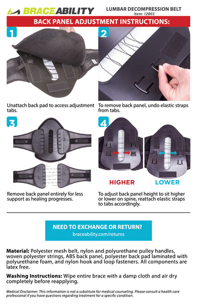Lumbar Decompression Brace – Ultimate Lumbosacral Support for Spine & Post-Surgery Recovery