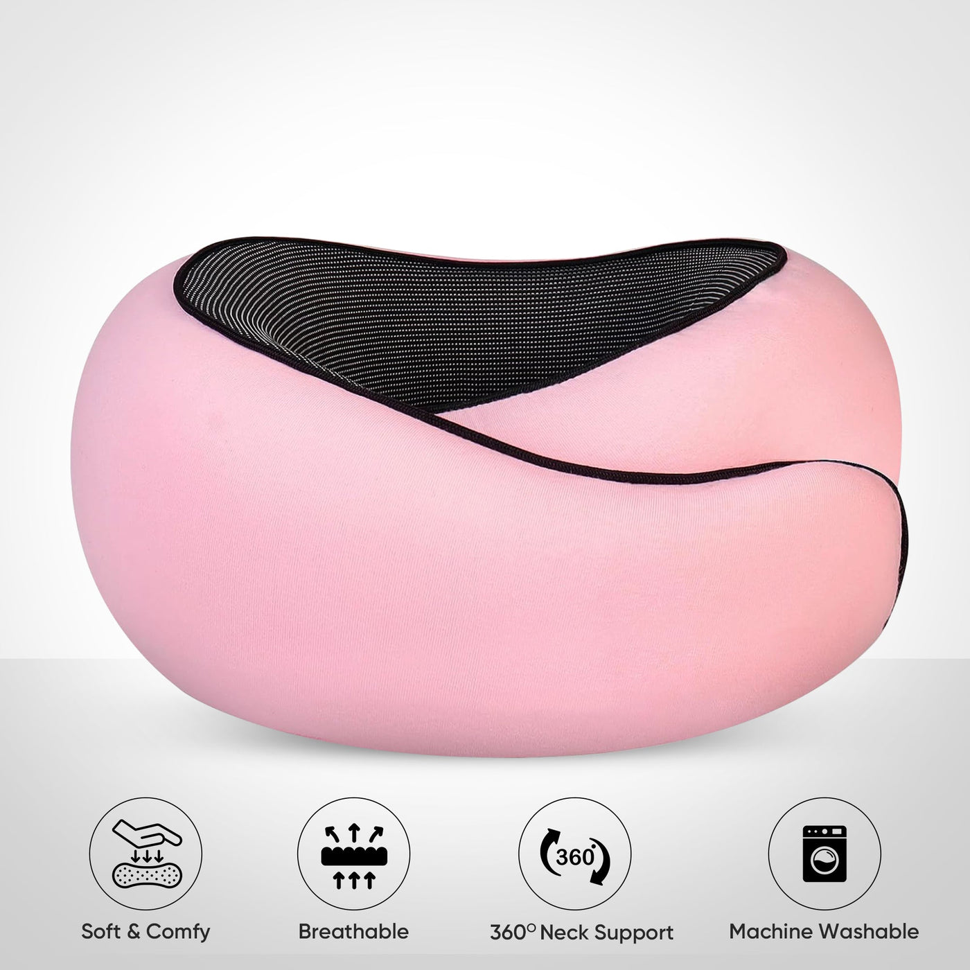 Travel Neck Pillow – Full Support for Flights, Road Trips & Relaxation