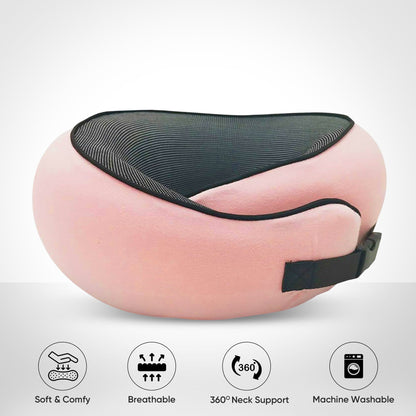 Travel Neck Pillow – Full Support for Flights, Road Trips & Relaxation