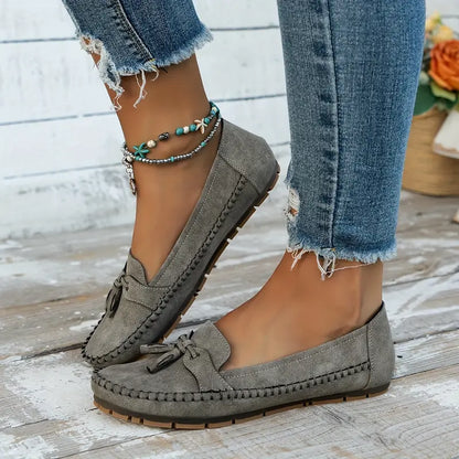 Comfortable Soft Moccasins – Classic Everyday Loafers with Elegant Bow Detail