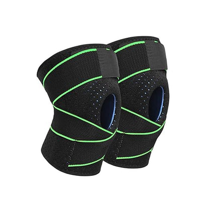 FlexGuard Knee Support Brace with Side Stabilizers & Patella Gel Cushion