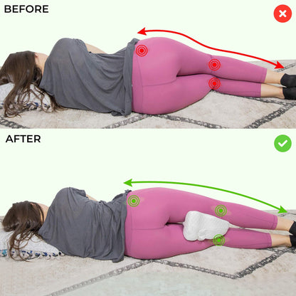 LegEase – Memory Foam Pillow for Side Sleepers & Knee Support