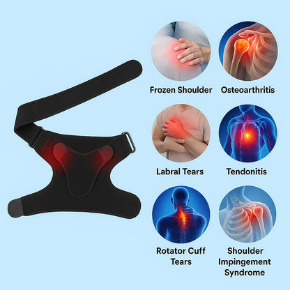 FlexShoulder Support Brace – Relief for Shoulder Pain, Discomfort & Joint Stress