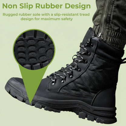 ZipShield Pro Work Boots – Durable Protection with Easy Access