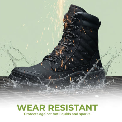 ZipShield Pro Work Boots – Durable Protection with Easy Access