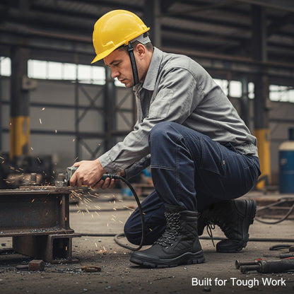 ZipShield Pro Work Boots – Durable Protection with Easy Access