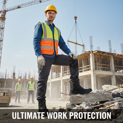 ZipShield Pro Work Boots – Durable Protection with Easy Access