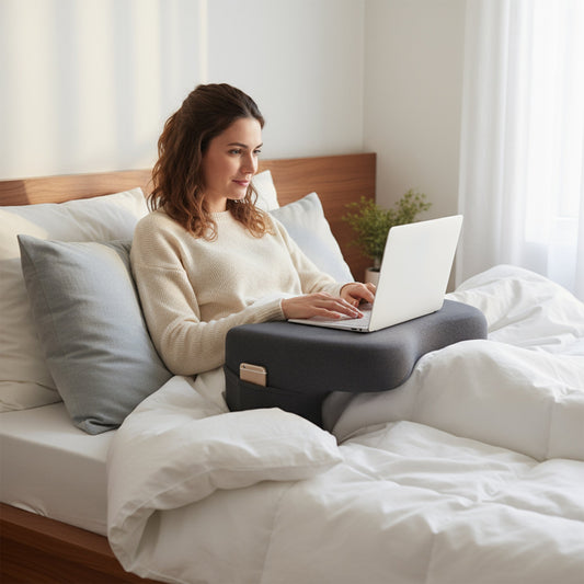 RestEase – Reading & Lap Desk Pillow with Supportive Backrest