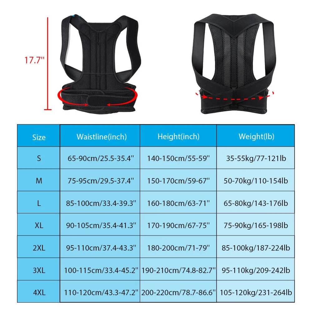 Posture Perfecting Brace – Orthopedic Back & Shoulder Support