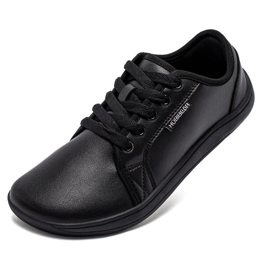 Zero Drop Leather Shoes | Barefoot Sneakers for Natural Support