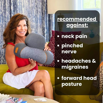 Original Neck Traction Pillow | Heated Cervical Massager for Neck & Shoulder Pain