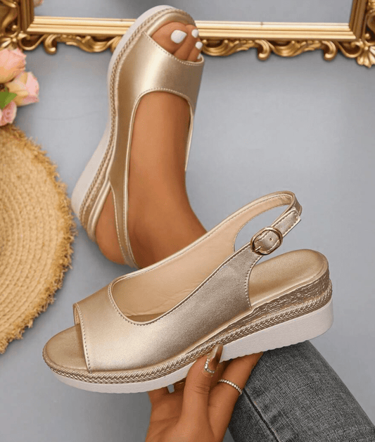 Orthopedic Sandals – Elegant Comfort with Supportive Slingback Design