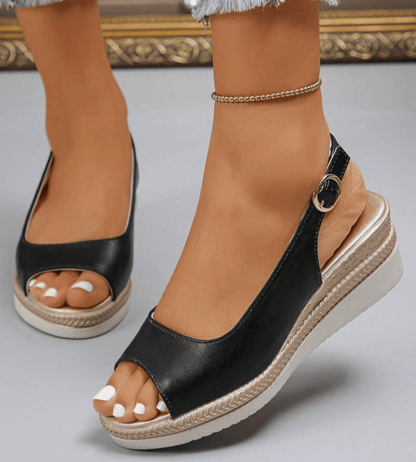 Orthopedic Sandals – Elegant Comfort with Supportive Slingback Design