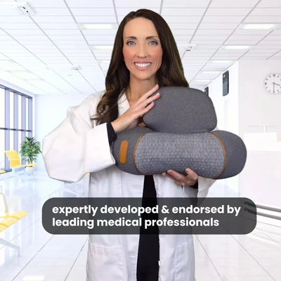 Original Neck Traction Pillow | Heated Cervical Massager for Neck & Shoulder Pain