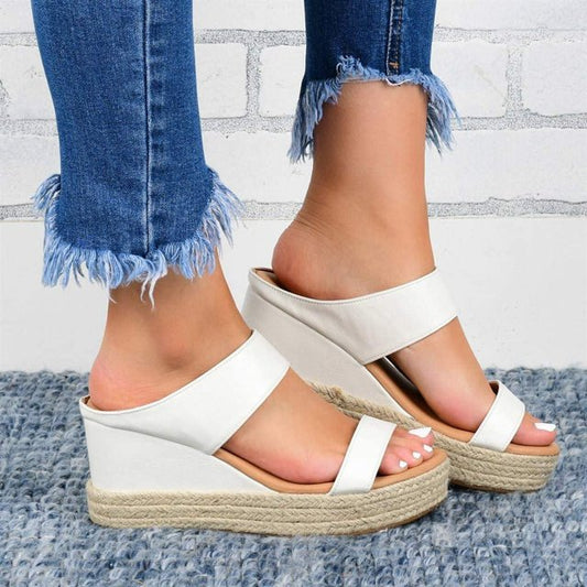 Thick Sole Summer Sandals – Lightweight Comfort & Chic Support for Women