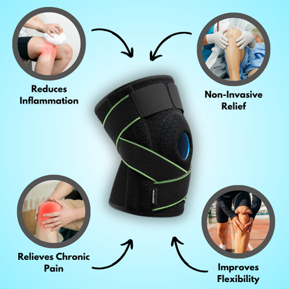 FlexGuard Knee Support Brace with Side Stabilizers & Patella Gel Cushion