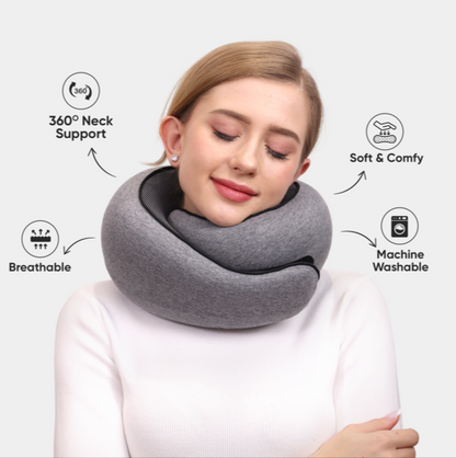 Travel Neck Pillow – Full Support for Flights, Road Trips & Relaxation