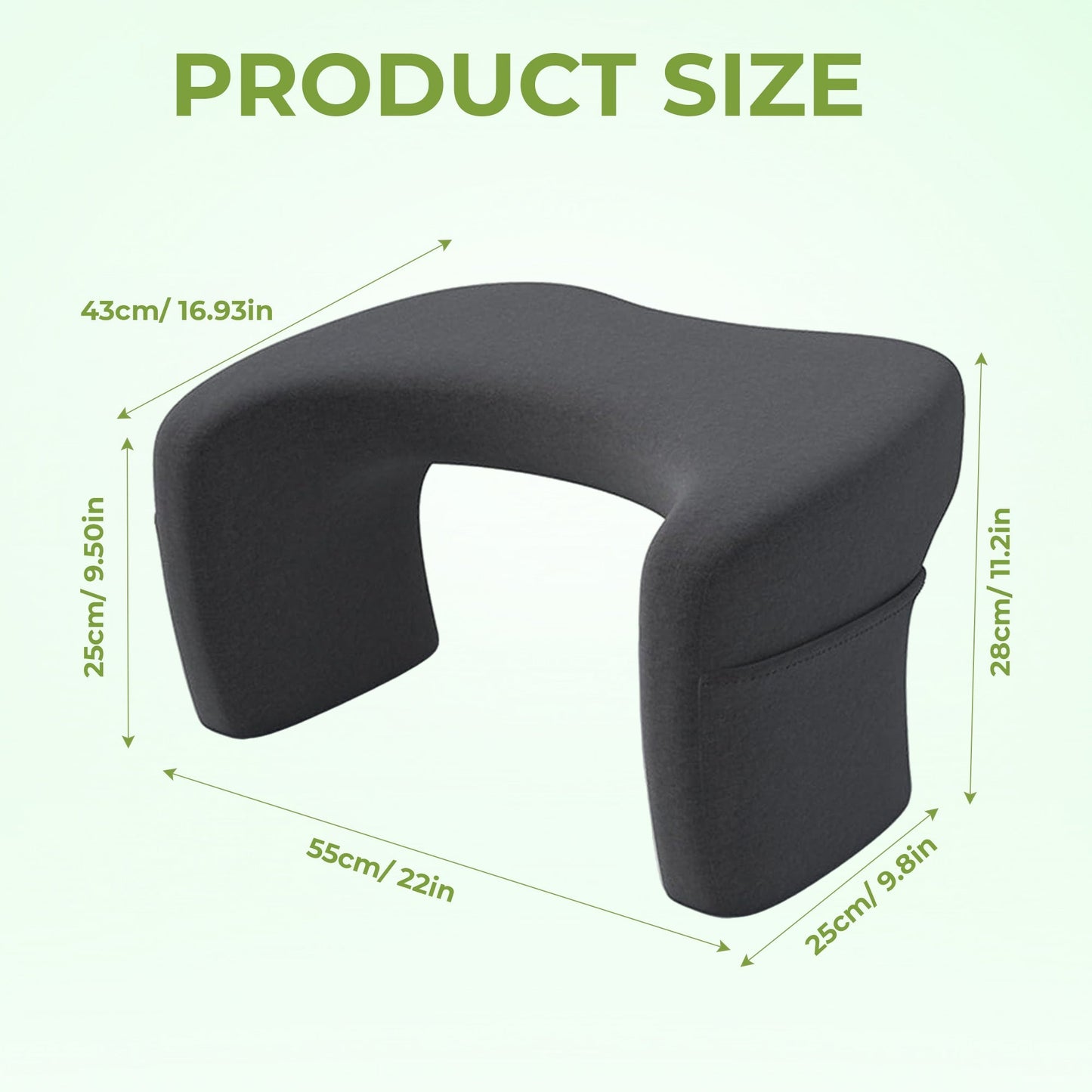 RestEase – Reading & Lap Desk Pillow with Supportive Backrest