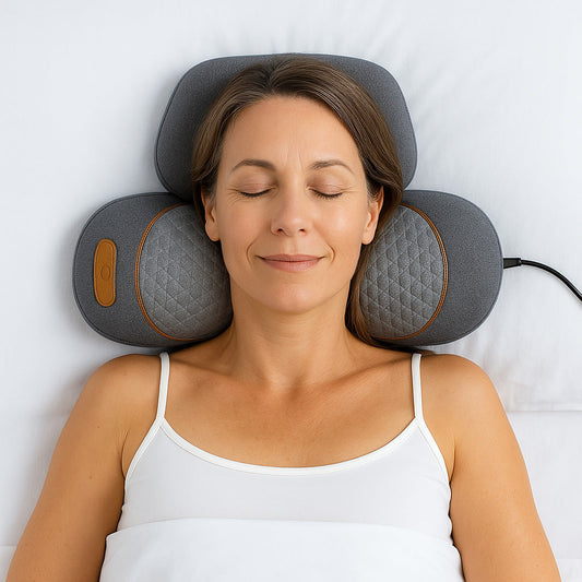 Original Neck Traction Pillow | Heated Cervical Massager for Neck & Shoulder Pain
